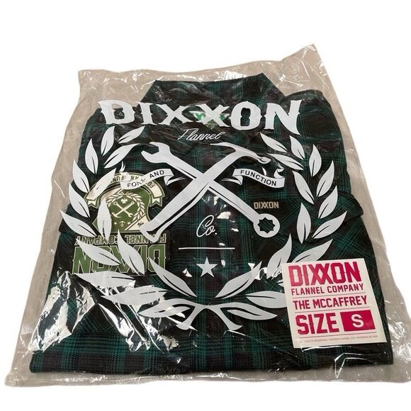 Dixxon Flannel Co McCaffrey Pearl Snap Plaid Shirt Womens S Green Western - Picture 1 of 4